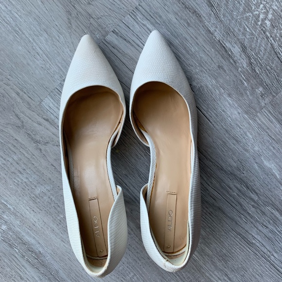 ALDO Off white heels Size 8 - Picture 3 of 5